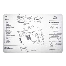 Tapis de banc de maintenance GLOCK Gen5  Chez DEVILLE ARMORY. Votre armurerie en ligne.