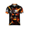 T-shirt DED CUSTOM LITE-X Tête de mort - Tailles 2XS-10XL