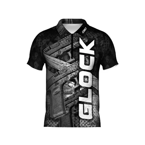 T-shirt DED CUSTOM GLOCK Match LITE-X Personnalisable