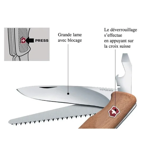 COUTEAU VICTORINOX RANGERWOOD 55