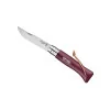 OPINEL N°8 VRI GRENAT + LIEN BAROUDEUR