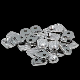 Extension bouton de chargeur CZ Shadow 2 Chromé  Chez DEVILLE ARMORY. Votre armurerie en ligne.