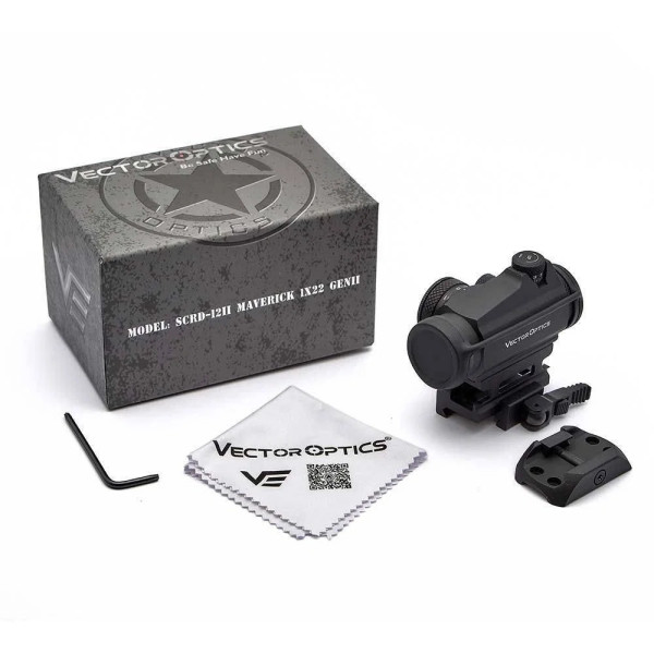 Vector Optics SCRD-12II Maverick 1x22 GENII 3MOA Viseur point rouge
