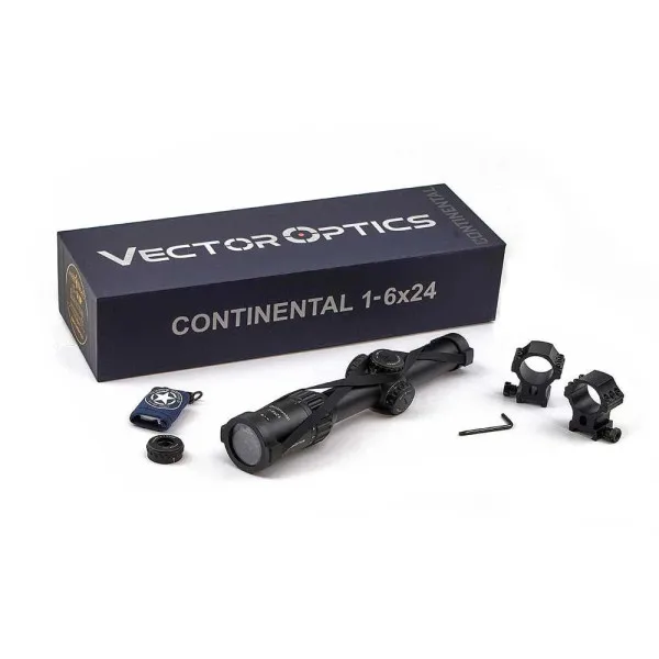 Lunette de visée tactique LPVO Vector Optics SCOC-23T CONTINENTAL x6 1-6X24