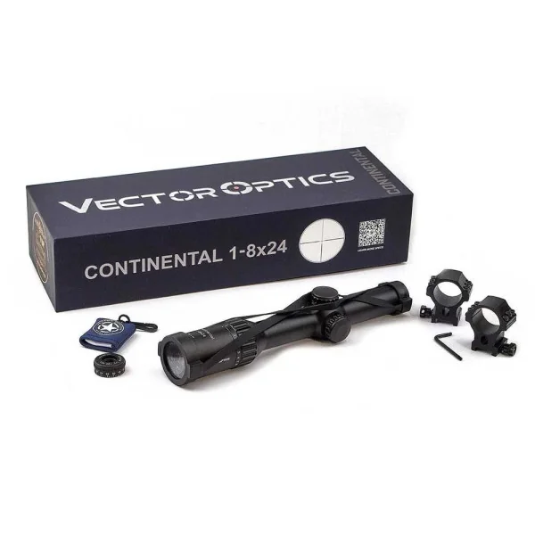 Vector Optics SCOC-37 CONTINENTAL x8 1-8X24 SFP, lunette de chasse ED