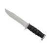 POIGNARD HERBERTZ BOWIE NOIR 18 CM SEMI-DENTEE INOX+ETUI