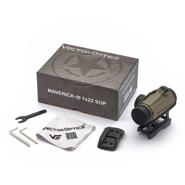 Vector Optics SCRD-39 Maverick 1x22 SOP 3MOA Viseur point rouge