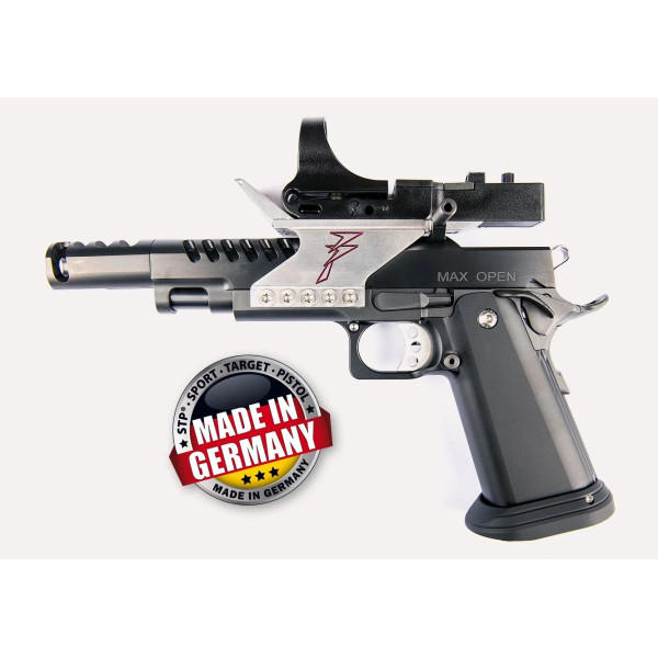 Pistolet STP Max Open 5.0 .38SA T2  Chez DEVILLE ARMORY. Votre armurerie en ligne.