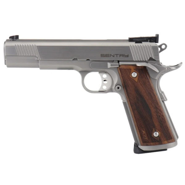 Pistolet STP Sentry 5.0 9x19 INOX  Chez DEVILLE ARMORY. Votre armurerie en ligne.