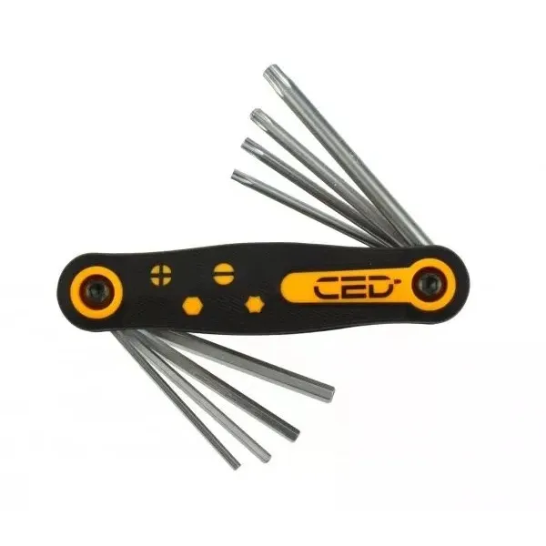 Jeu de clef 6pans & torx CED