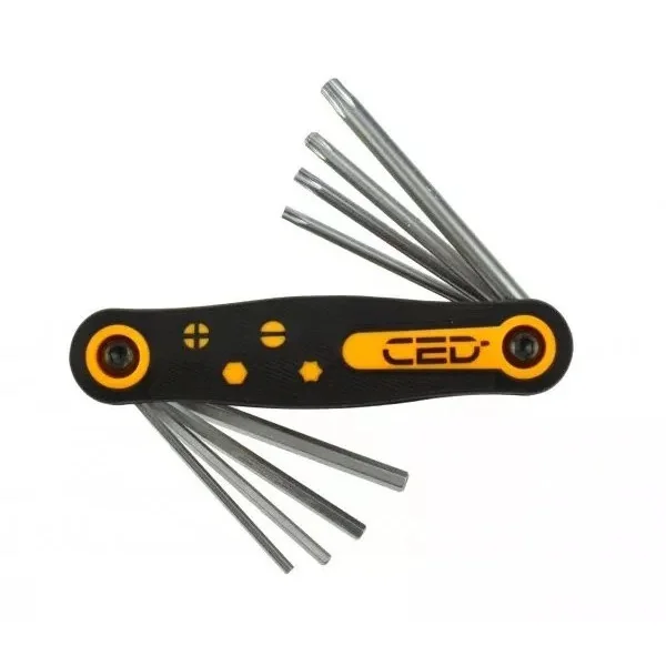 Jeu de clef 6pans & torx CED
