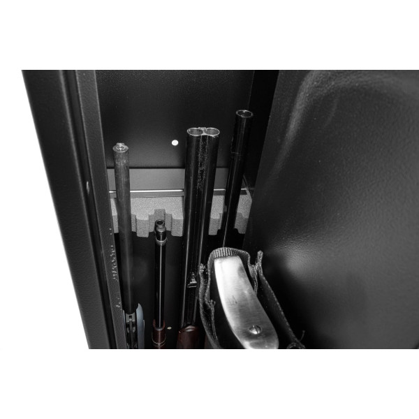 Coffre Rietti 5 armes à clef 150cm 2mm  Chez DEVILLE ARMORY. Votre armurerie en ligne.