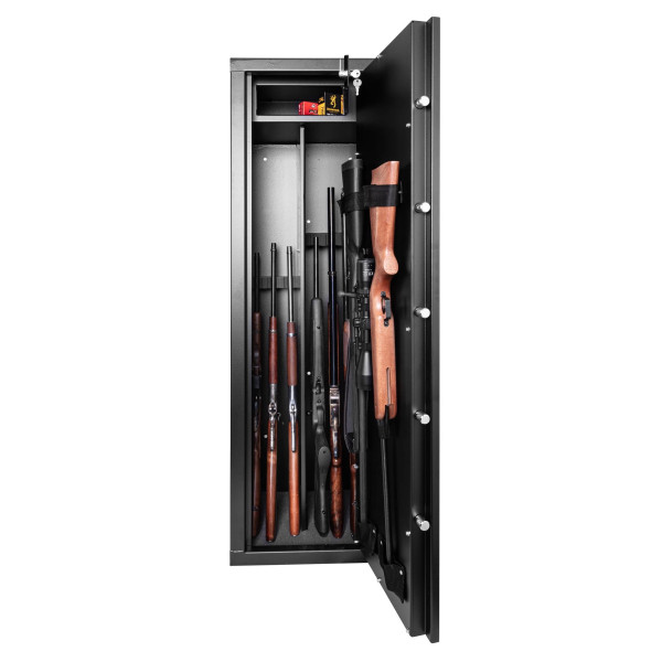 Coffre Rietti 9 armes à clef 2mm  Chez DEVILLE ARMORY. Votre armurerie en ligne.