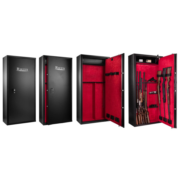 Coffre Rietti 14 armes à clefs 3mm  Chez DEVILLE ARMORY. Votre armurerie en ligne.