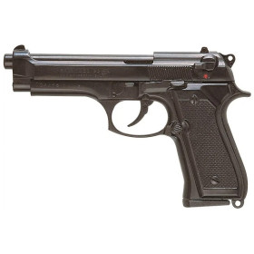 PISTOLET BRUNI MODELE BERETTA 92 BLANC/GAZ  Chez DEVILLE ARMORY. Votre armurerie en ligne.