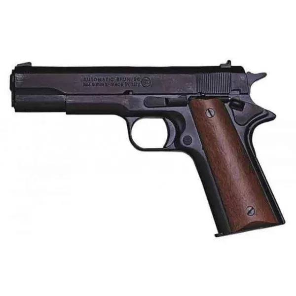 PISTOLET BRUNI MODELE 96 COLT 45 BLANC/GAZ