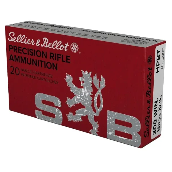 Sellier Bellot Cartouches S&B 308 Winchester HPBT 168GRS / 10,9G