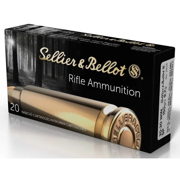 Cartouches Sellier & Bellot 30-30 WIN SP