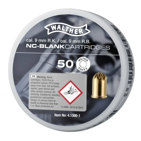 Umarex BOITE 50 CARTOUCHES 9MM RK BLANC REVOLVER