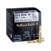Cartouches S&B 222 REM SP 50gn VRAC X100 +  Chez DEVILLE ARMORY. Votre armurerie en ligne.