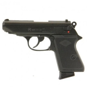 PISTOLET BRUNI POLICE 9MM BLANC/GAZ  Chez DEVILLE ARMORY. Votre armurerie en ligne.