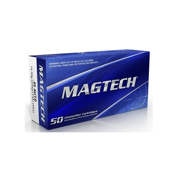 50 Cartouches MAGTECH 45ACP 230GR FMJ