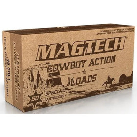 CARTOUCHES MAGTECH COWBOY ACTION 45 COLT 250GR LFN 45D+  Chez DEVILLE ARMORY. Votre armurerie en ligne.