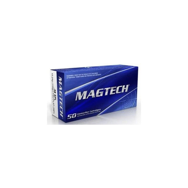 50 Cartouches MAGTECH 38Sépcial 158GR FMJ FLAT  Chez DEVILLE ARMORY. Votre armurerie en ligne.