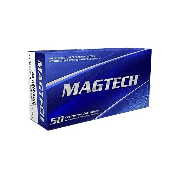 CARTOUCHES MAGTECH 44 REM MAG 240GR SJSP FLAT