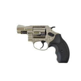 REVOLVER BRUNI NEW380 2'' NICKELÉ 9MM BLANC/GAZ  Chez DEVILLE ARMORY. Votre armurerie en ligne.