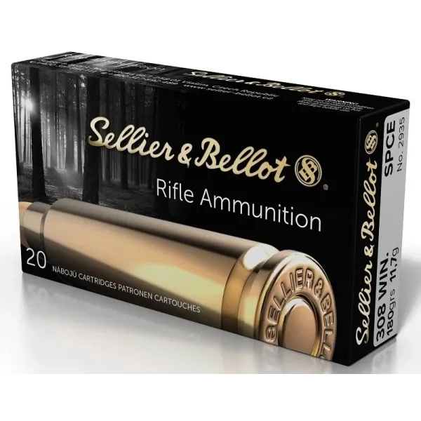 Sellier Bellot Cartouches S&B 308Win SPCE 180gn