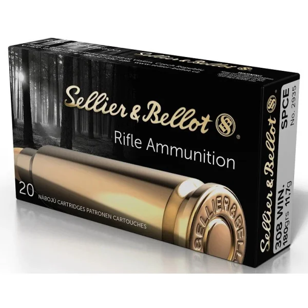 Sellier Bellot Cartouches S&B 308Win SPCE 180gn