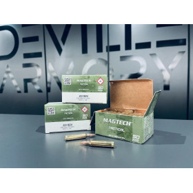 50 Cartouches Magtech 223R 55gr FMJ  Chez DEVILLE ARMORY. Votre armurerie en ligne.