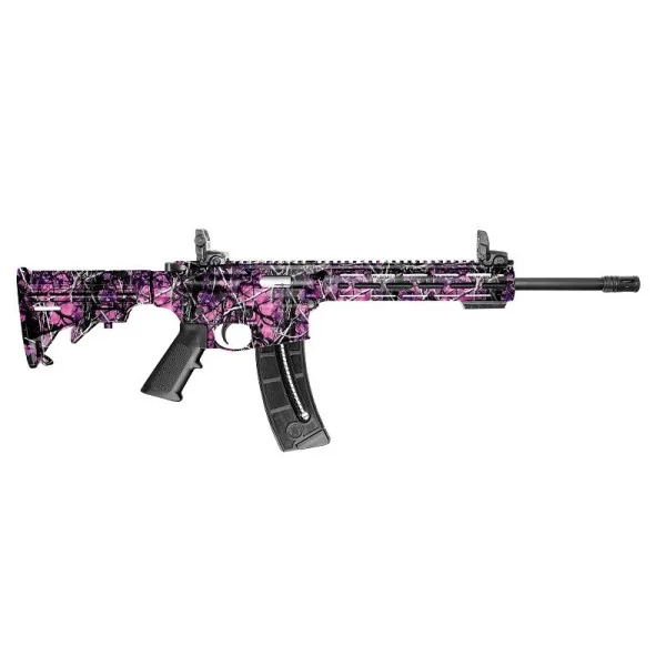 Smith et Wesson CARABINE S&W M&P15 22 SPORT CAMO MUDDY GIRL 16.5" 22LR 10212*