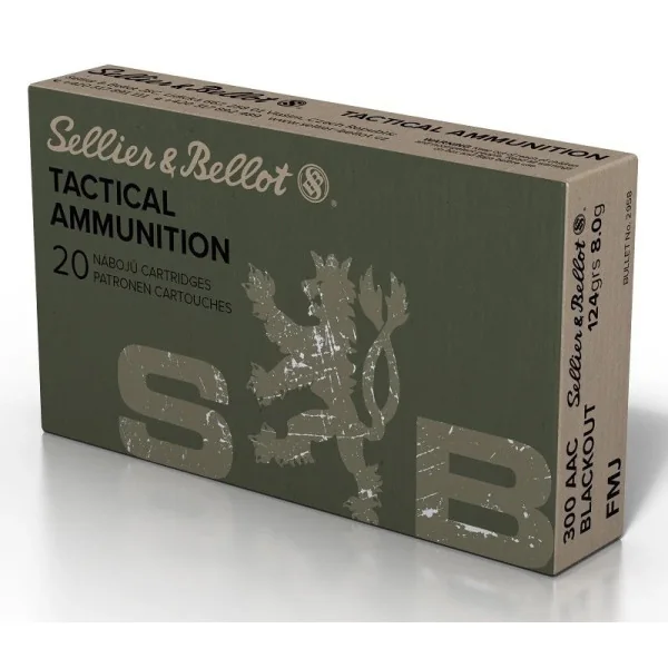 Sellier Bellot Cartouches S&B 300 AAC FMJ 123gn