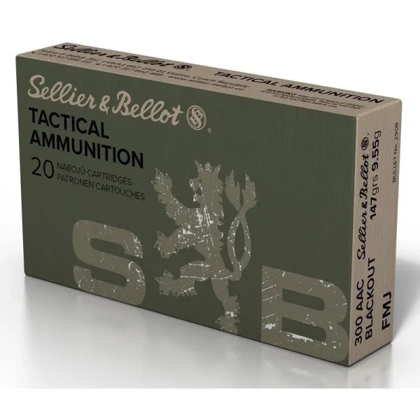Sellier Bellot Cartouches S&B 300 AAC FMJ 147gn