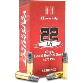 50 cartouches Hornady 22LR 40GR LRN