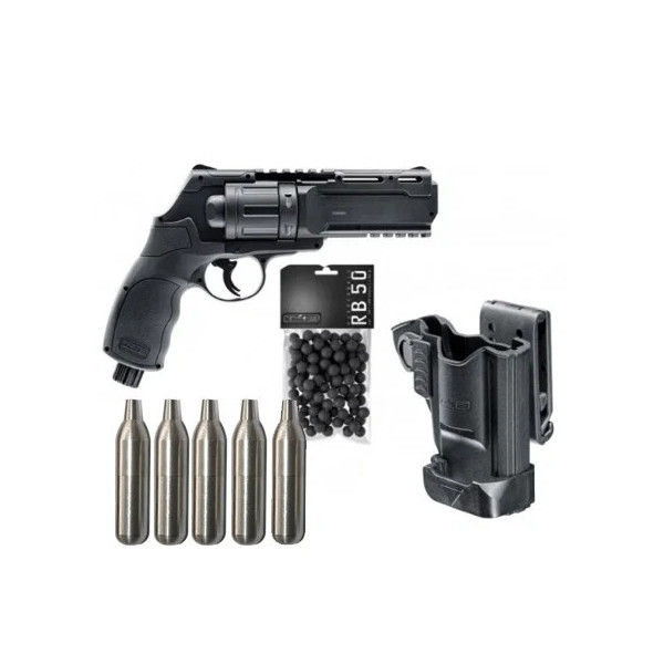 Pack Revolver UMAREX T4E HDR 50 7,5j  Chez DEVILLE ARMORY. Votre armurerie en ligne.