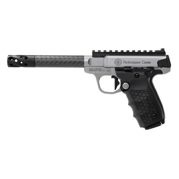 Smith et Wesson PISTOLET S&W22 VICTORY TARGET CARBONE 22LR 10+1 COUPS 12080*