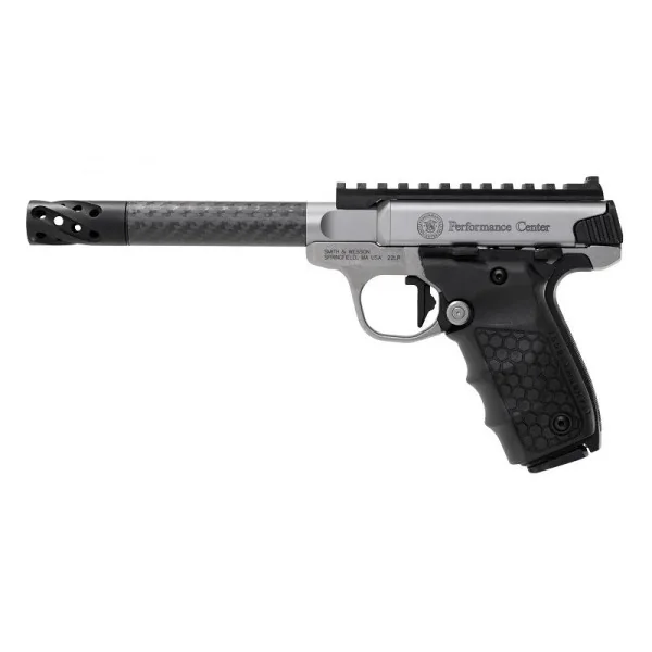 Smith et Wesson PISTOLET S&W22 VICTORY TARGET CARBONE 22LR 10+1 COUPS 12080*