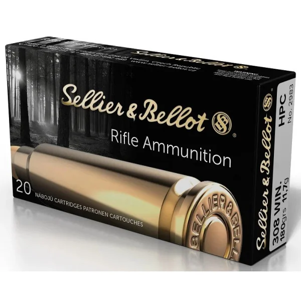 Sellier Bellot Cartouches S&B 308Win HPC 180gn