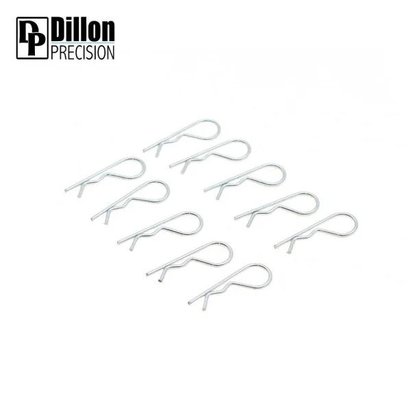 Clips de retenue, paquet de 10 pour tube de ramassage Dillon 14040  Chez DEVILLE ARMORY. Votre armurerie en ligne.
