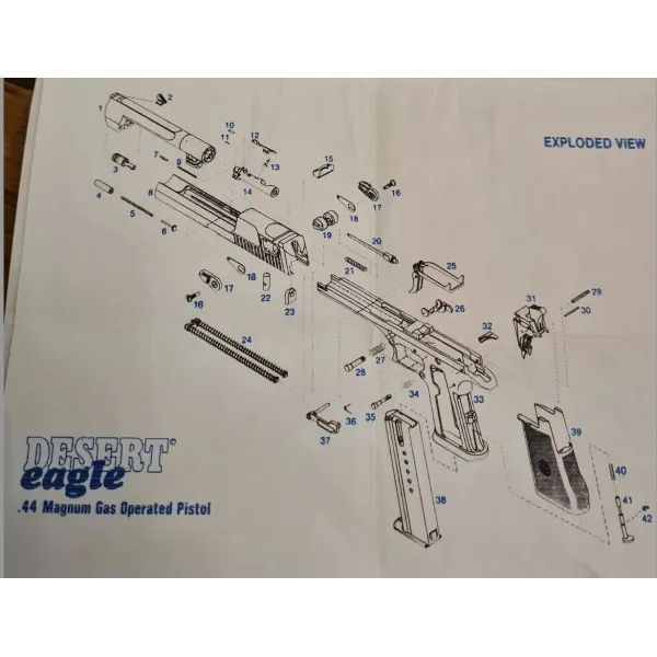 Divers Ressort d exctracteur polymere DESERT EAGLE 44mag