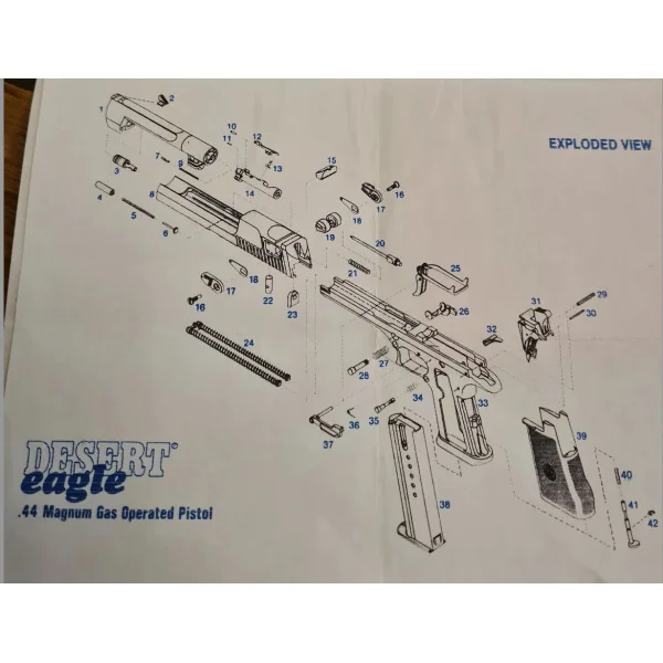 Divers Ressort d exctracteur polymere DESERT EAGLE 44mag