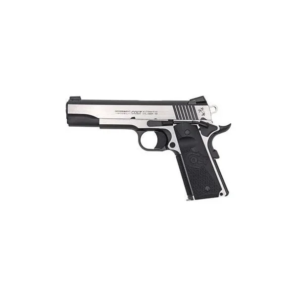 Pistolet Colt Combat Elite Government, 5" National Match Barrel, .45 ACP, Series 80, Stainless Elite Finish, CIP