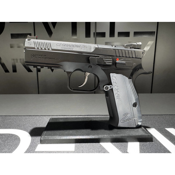 Pistolet CZ SHADOW 2 COMPACT OPTIC READY 9X19  Chez DEVILLE ARMORY. Votre armurerie en ligne.