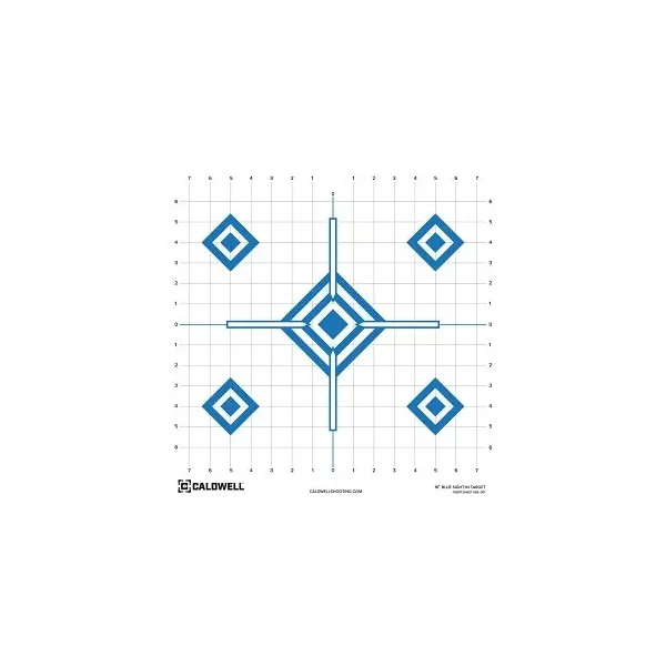 CIBLES PAPIER SIGHT IN Bleu 16? Caldwell x10