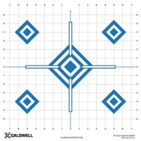 CIBLES PAPIER SIGHT IN BLUE 16? CALDWELL x10  Chez DEVILLE ARMORY. Votre armurerie en ligne.