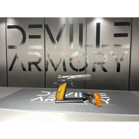 Pistolet CZ Shadow 2 Orange Optic Ready 9X19  Chez DEVILLE ARMORY. Votre armurerie en ligne.
