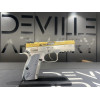 Pistolet CZ 75 Shadow 2 Compact Industrial Alloy gold 9x19  Chez DEVILLE ARMORY. Votre armurerie en ligne.